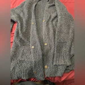 Dark gray cardigan